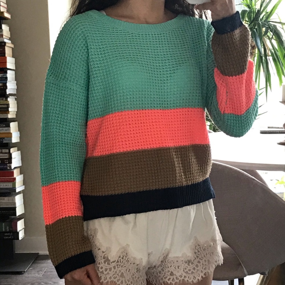 Purple Snow Sweater